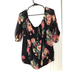 Torrid floral shirt